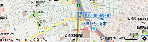 板橋区役所前診療所周辺の地図