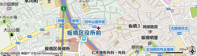 株式会社エイブル　板橋区役所前店周辺の地図