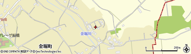 千葉県船橋市金堀町745周辺の地図