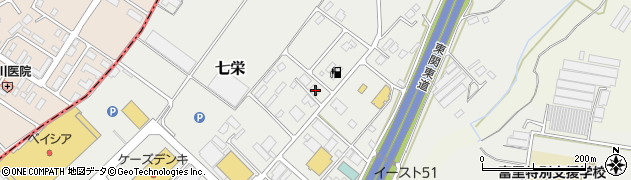 千葉県富里市七栄532-213周辺の地図