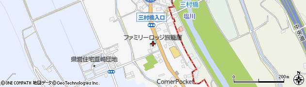 ファミリーロッジ旅籠屋・韮崎店周辺の地図