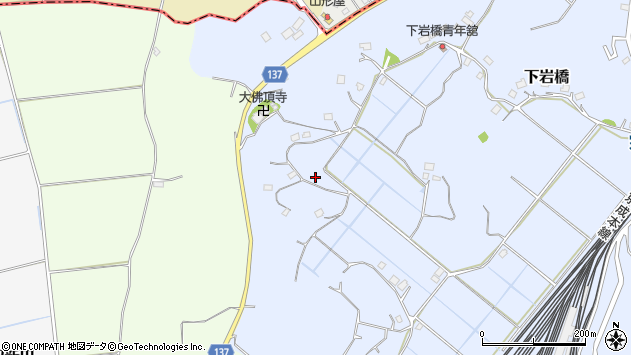 〒285-0907 千葉県印旛郡酒々井町下岩橋の地図