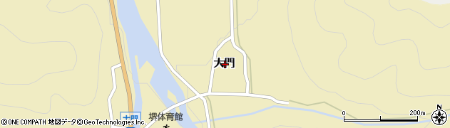 福井県南条郡南越前町大門周辺の地図