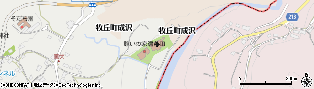 デイサービスセンター湯苗田周辺の地図