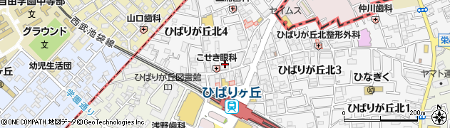 みずほ銀行ひばりが丘支店 ＡＴＭ周辺の地図