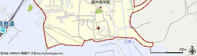 千葉県成田市飯仲257周辺の地図