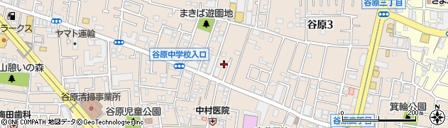 東京都練馬区谷原周辺の地図