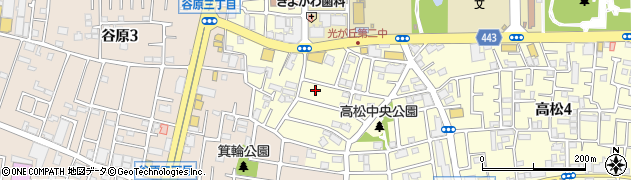 高清平公園周辺の地図