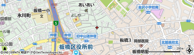 鍵の１１０番志村周辺の地図