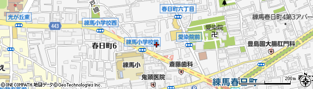 スーパーみらべる　練馬春日町店周辺の地図