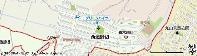 藤台中央公園周辺の地図