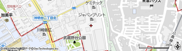 東京都羽村市神明台4丁目9周辺の地図