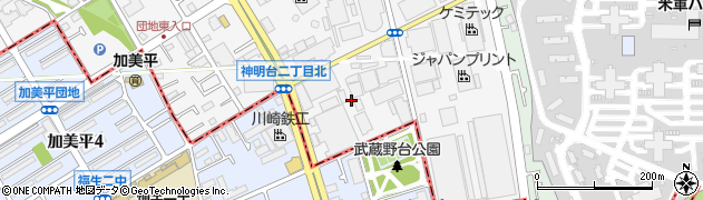 東京都羽村市神明台4丁目10周辺の地図