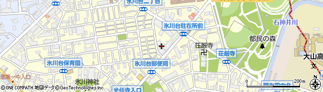 東京都練馬区氷川台周辺の地図