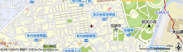 東京都練馬区氷川台周辺の地図