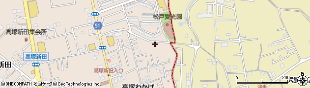 ドミノ・ピザ　高塚新田店周辺の地図