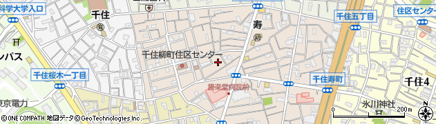 東京都足立区千住柳町9周辺の地図