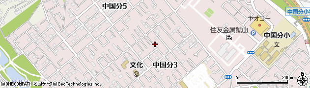 千葉県市川市中国分3丁目14-5周辺の地図