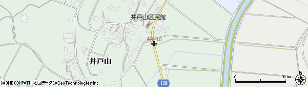 井戸山周辺の地図