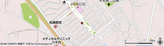 千葉県八千代市米本周辺の地図