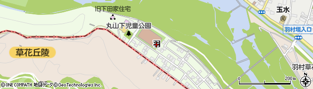東京都羽村市羽周辺の地図