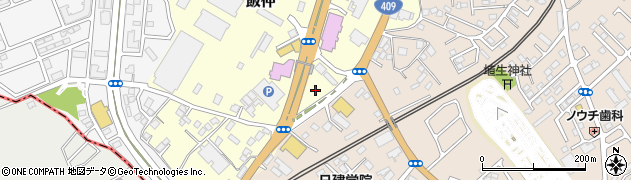 千葉県成田市飯仲21周辺の地図
