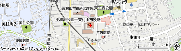東村山市老人クラブ連合会周辺の地図
