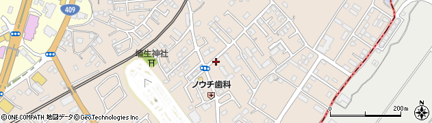 成瀬台街区公園周辺の地図