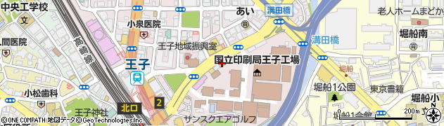 綜合警備保障株式会社　城北支社王子営業所周辺の地図
