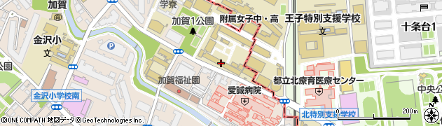 東京家政大学短期大学部周辺の地図