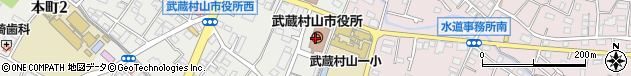 東京都武蔵村山市周辺の地図