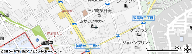東京都羽村市神明台4丁目7周辺の地図