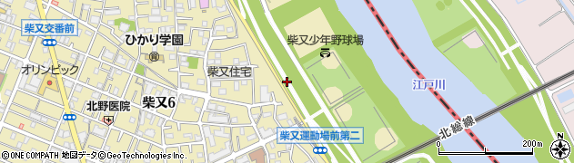 江戸川堤防線周辺の地図