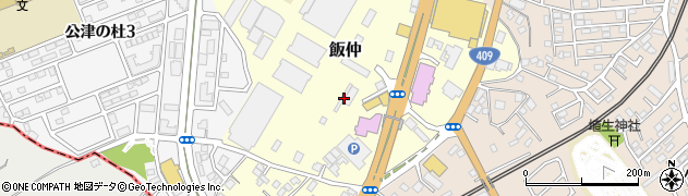 千葉県成田市飯仲41周辺の地図
