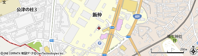 千葉県成田市飯仲4周辺の地図
