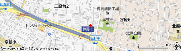東京都練馬区三原台2丁目2-7周辺の地図