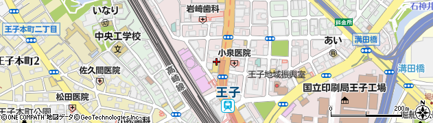 岡安歯科医院周辺の地図