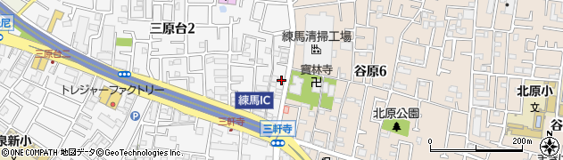 東京都練馬区三原台2丁目1-24周辺の地図