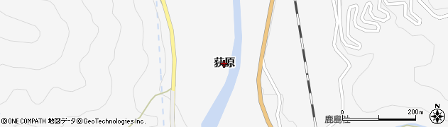 長野県上松町（木曽郡）荻原周辺の地図
