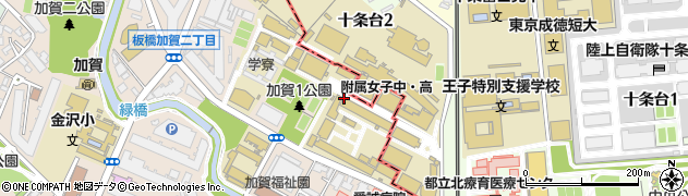 東京家政大学　大学・短大進路支援センター周辺の地図