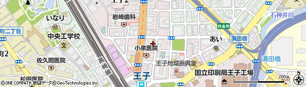 東京都北区王子1丁目14-11周辺の地図