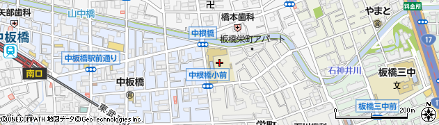 東京都板橋区栄町14周辺の地図