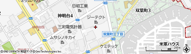 東京都羽村市神明台4丁目8周辺の地図
