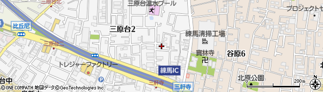 東京都練馬区三原台2丁目4-6周辺の地図