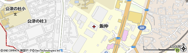 千葉県成田市飯仲45周辺の地図