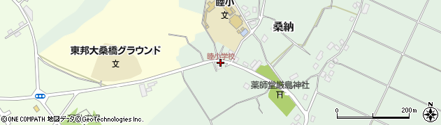 睦小学校周辺の地図