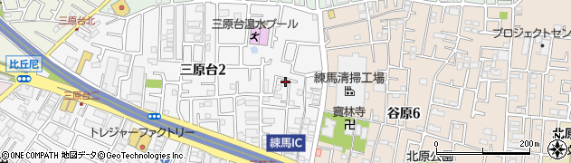 東京都練馬区三原台2丁目4-11周辺の地図