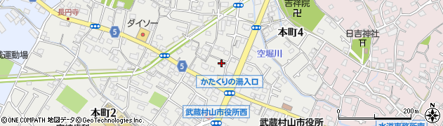 比留間豆腐店周辺の地図