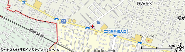 カラオケ館　船橋咲ヶ丘店周辺の地図