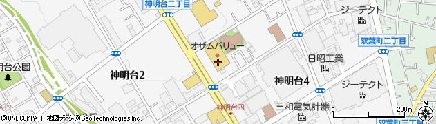 オザムバリュー　羽村店周辺の地図